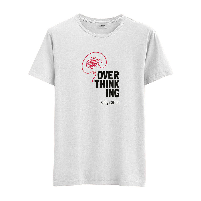 OVERTHINK CARDIO - REGULAR TSHIRT Spor ve Günlük Kombin - LUNISY