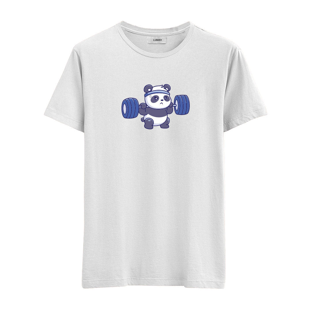 PANDA GYM - REGULAR TSHIRT Spor ve Günlük Kombin - LUNISY