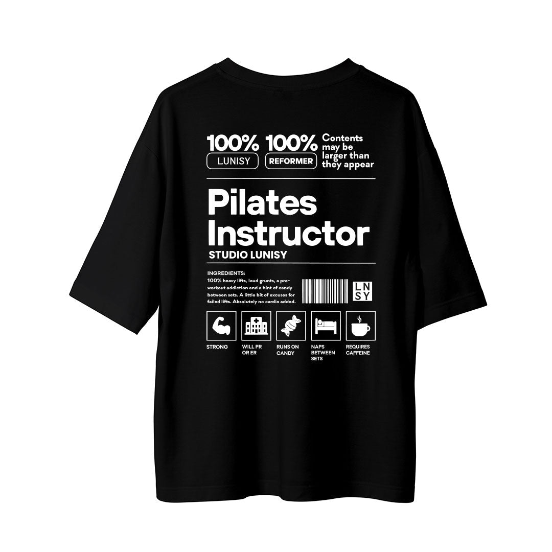 PILATES INSTRUCTOR - OVERSIZE TSHIRT Spor ve Günlük Kombin - LUNISY