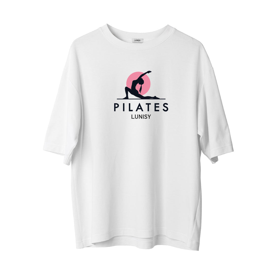 PILATES - OVERSIZE TSHIRT Spor ve Günlük Kombin - LUNISY