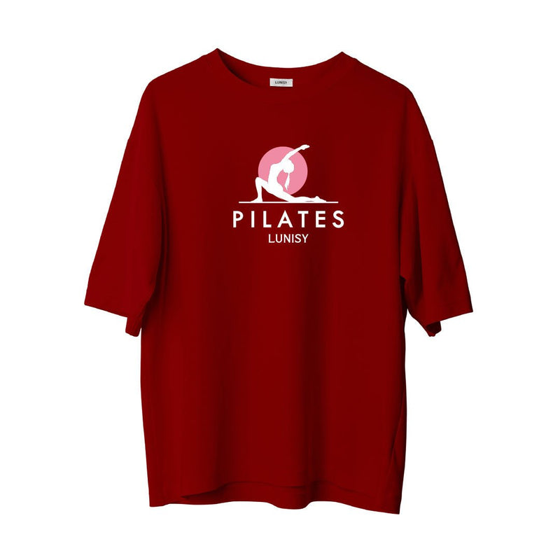 PILATES - OVERSIZE TSHIRT Spor ve Günlük Kombin - LUNISY