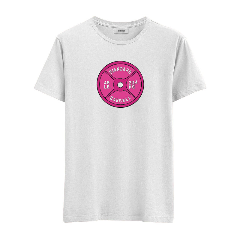 PINK BARBELL - REGULAR TSHIRT Spor ve Günlük Kombin - LUNISY