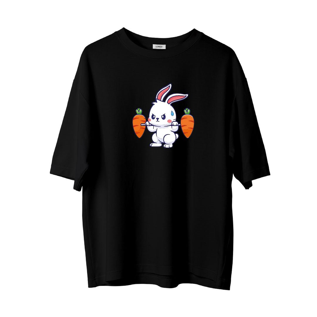 RABBIT GYM - OVERSIZE TSHIRT Spor ve Günlük Kombin - LUNISY