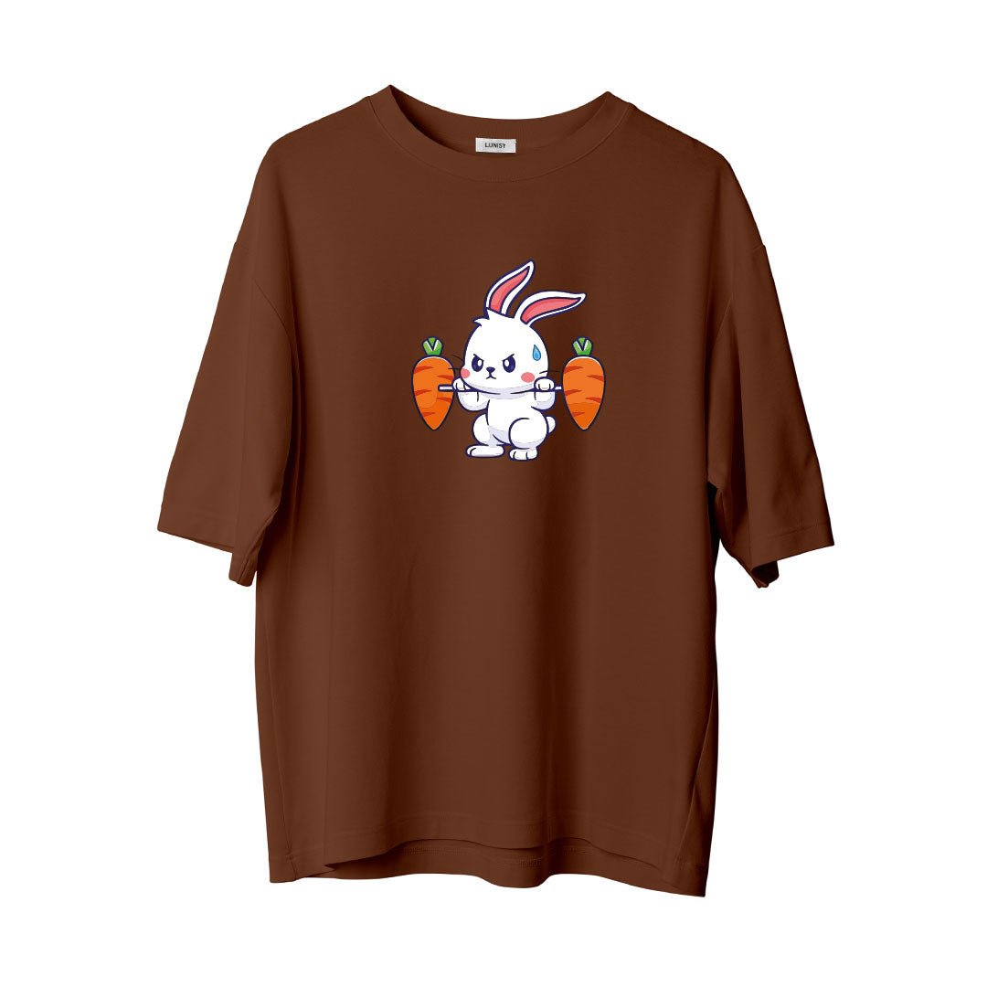 RABBIT GYM - OVERSIZE TSHIRT Spor ve Günlük Kombin - LUNISY
