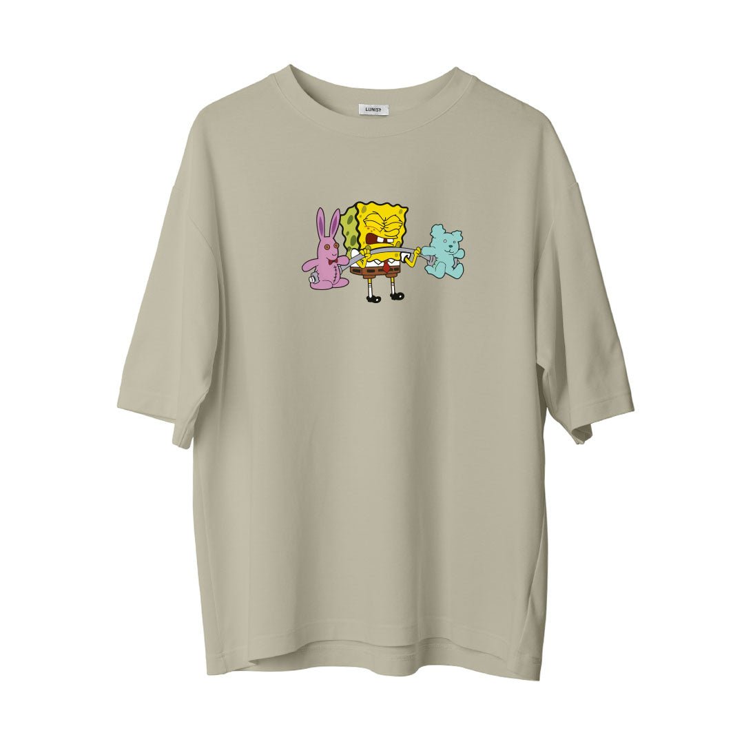 SPONGE GYM - OVERSIZE TSHIRT Spor ve Günlük Kombin - LUNISY