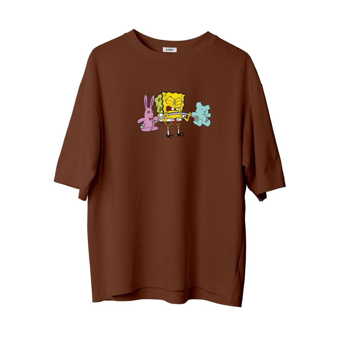 SPONGE GYM - OVERSIZE TSHIRT Spor ve Günlük Kombin - LUNISY