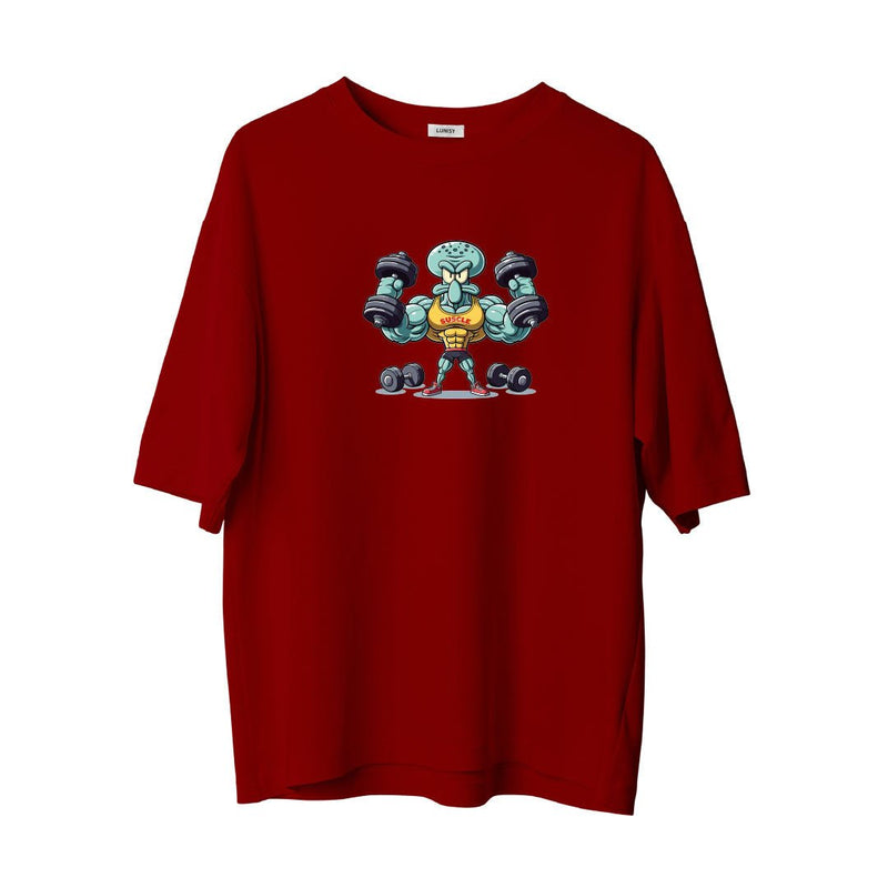 SQUIDWARD GYM - OVERSIZE TSHIRT Spor ve Günlük Kombin - LUNISY