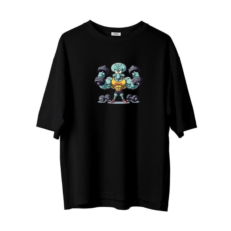 SQUIDWARD GYM - OVERSIZE TSHIRT Spor ve Günlük Kombin - LUNISY