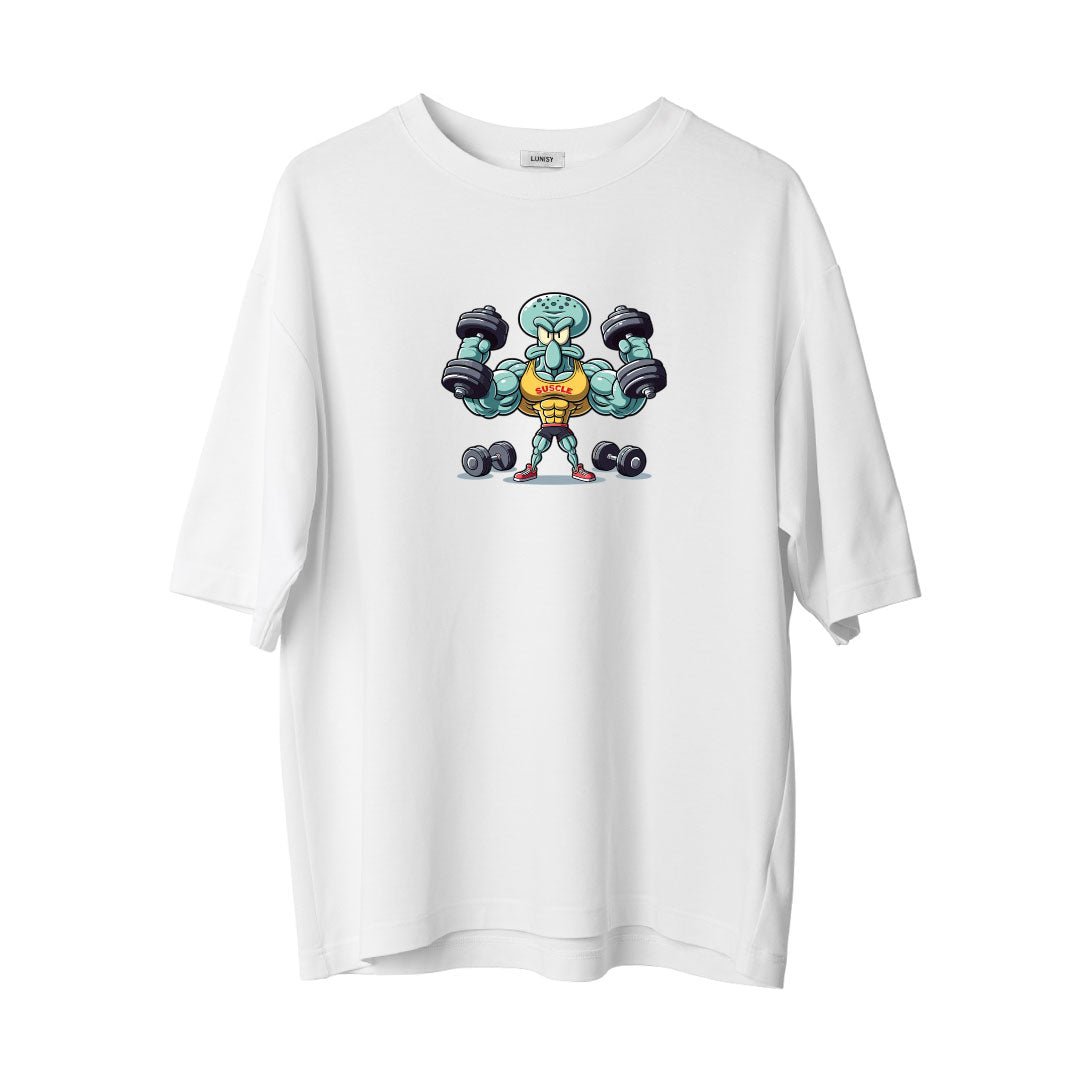 SQUIDWARD GYM - OVERSIZE TSHIRT Spor ve Günlük Kombin - LUNISY