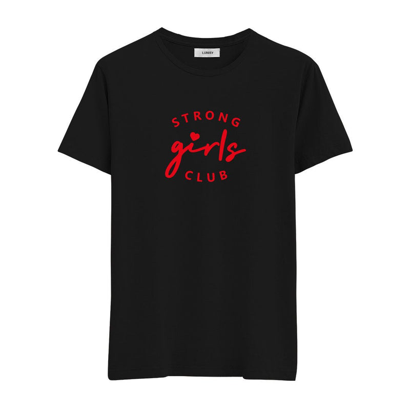 STRONG GIRLS CLUB - REGULAR TSHIRT Spor ve Günlük Kombin - LUNISY