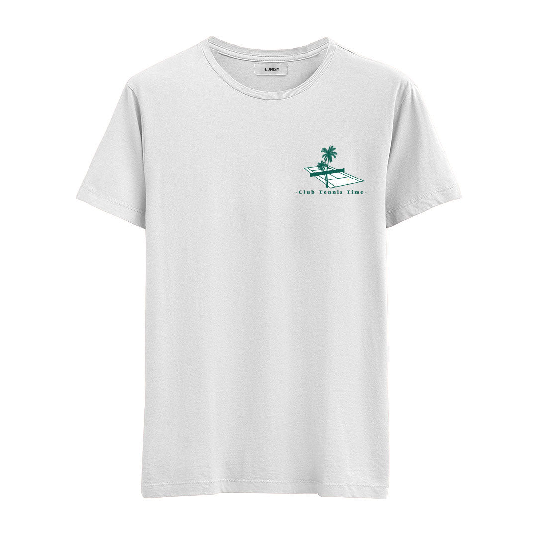 TENNIS TIME - REGULAR TSHIRT Spor ve Günlük Kombin - LUNISY